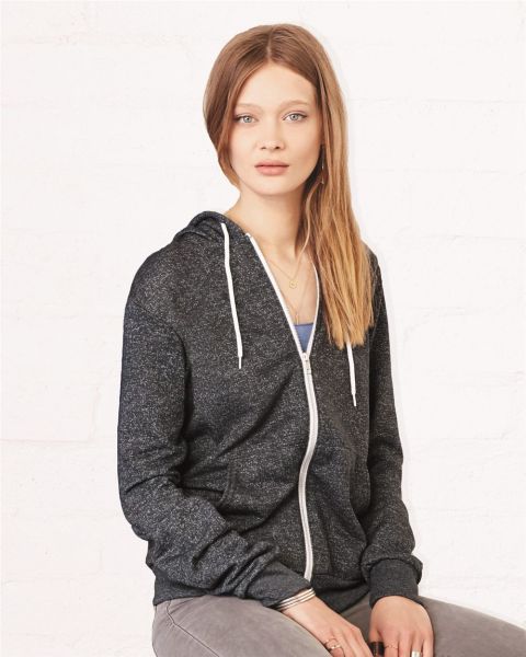 Bella + Canvas 3739 - Unisex Full-Zip Hooded Sweatshirt