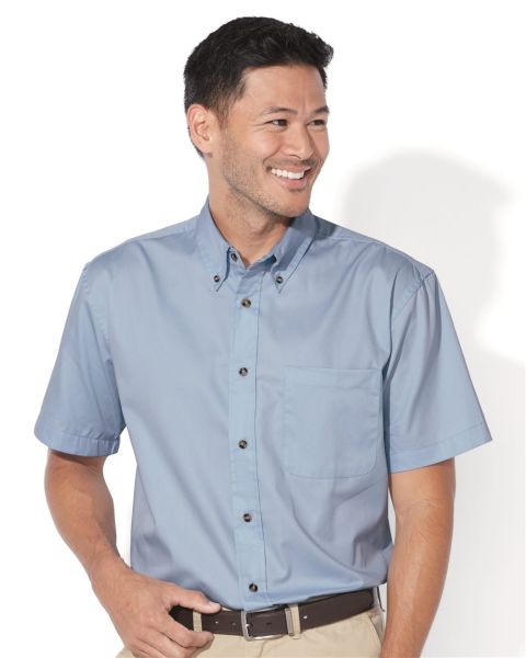 FeatherLite 0281 - Short Sleeve Stain-Resistant Twill Shirt