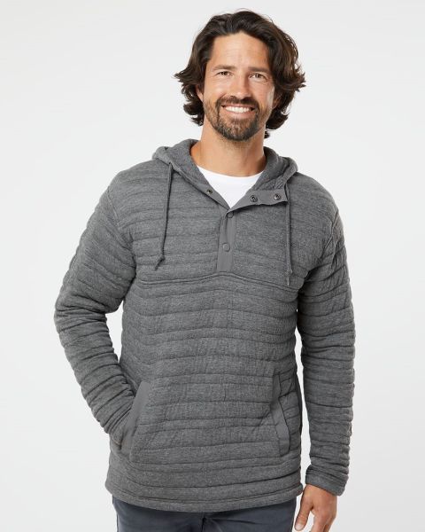 J. America 8897 - Horizon Quilted Anorak Hooded Pullover