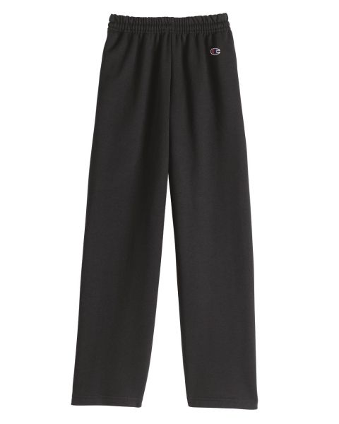 Champion P890 - Double Dry Eco® Youth Open Bottom Sweatpants with Pockets