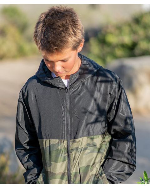Independent Trading Co. EXP24YWZ - Youth Lightweight Windbreaker Full-Zip Jacket
