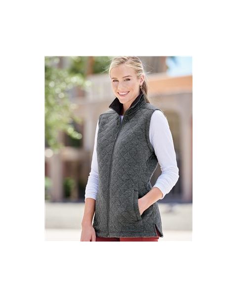 J. America 8892 - Women’s Quilted Full-Zip Vest