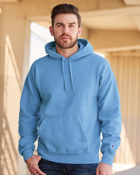 Champion CD450 - Garment Dyed Hooded Sweatshirt