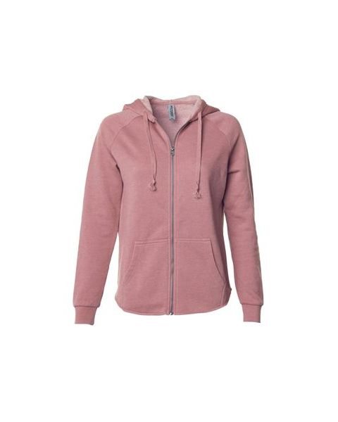 Independent Trading Co. PRM2500Z - Women's California Wave Wash Zip Hood