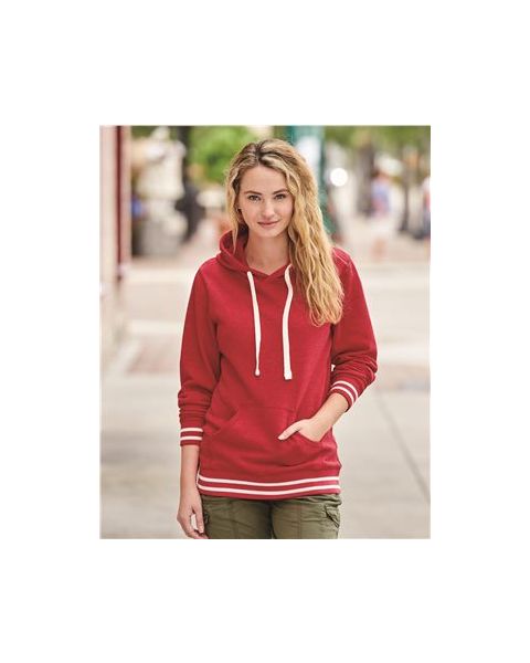 J. America 8651 - Relay Women's Hooded Pullover Sweatshirt